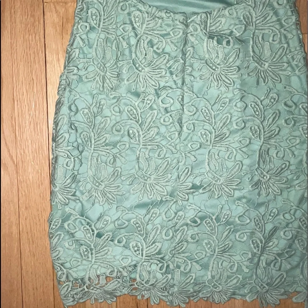 Lulu’s women’s Romance Language backless lace mint green mini dress - small NWT - Picture 9 of 12